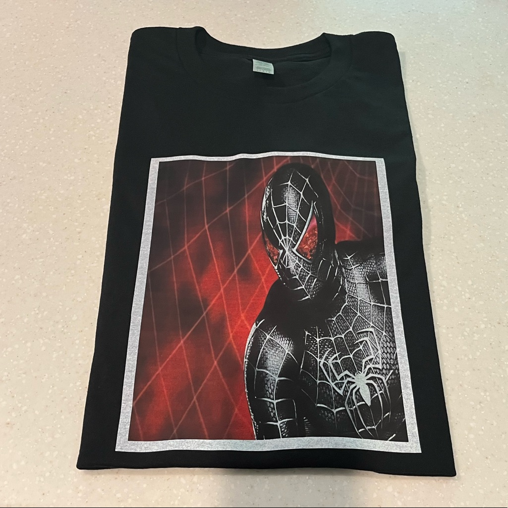 Brand New Black Spider Man Tee